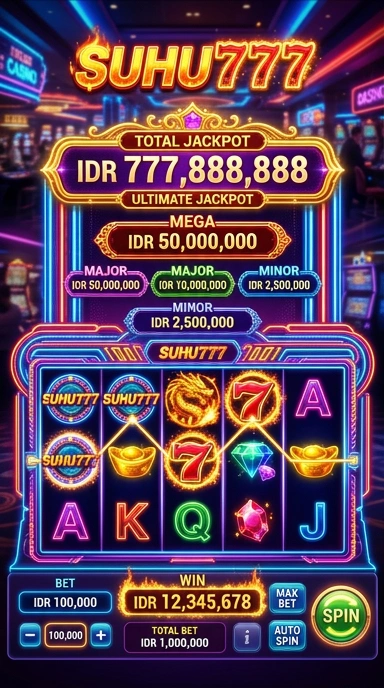 Cuplikan layar menu unduhan suhu777 untuk perangkat Android